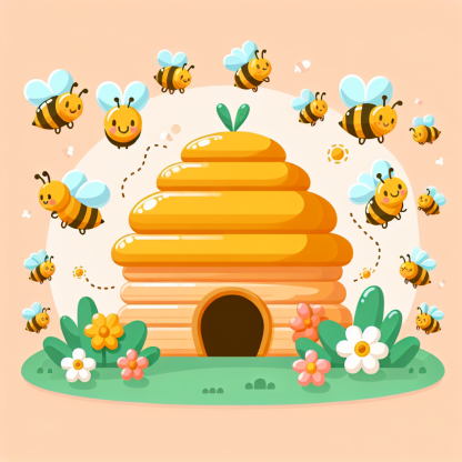 Busy Beehive Harmony Paint By Diamonds