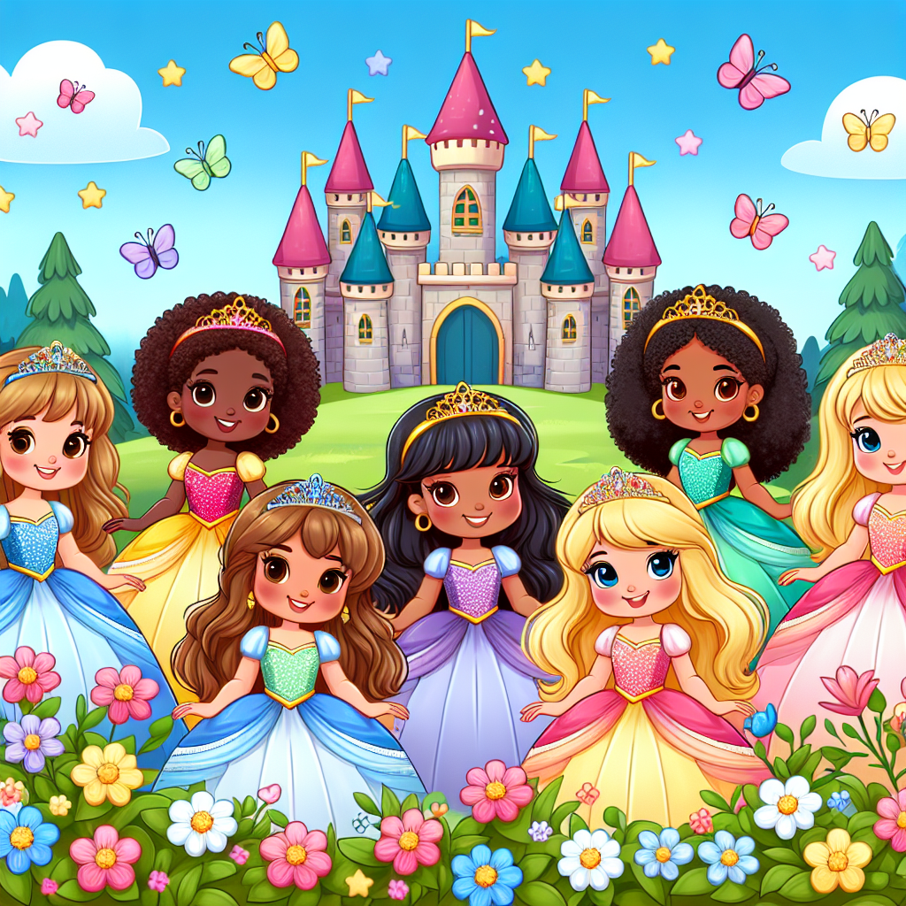 Magical Princess Realm Paint By Diamond