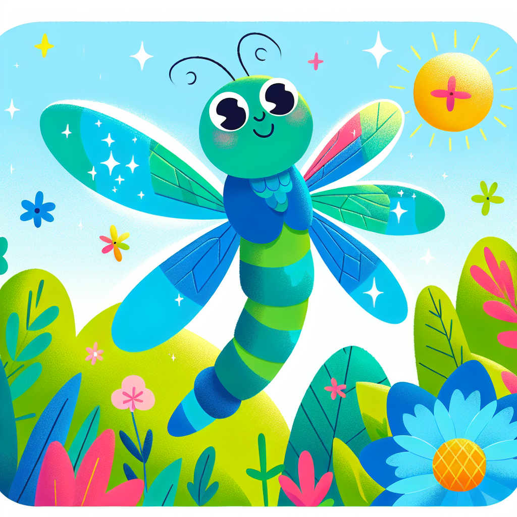 Cheerful Dragonfly Painting By Diamonds Kit