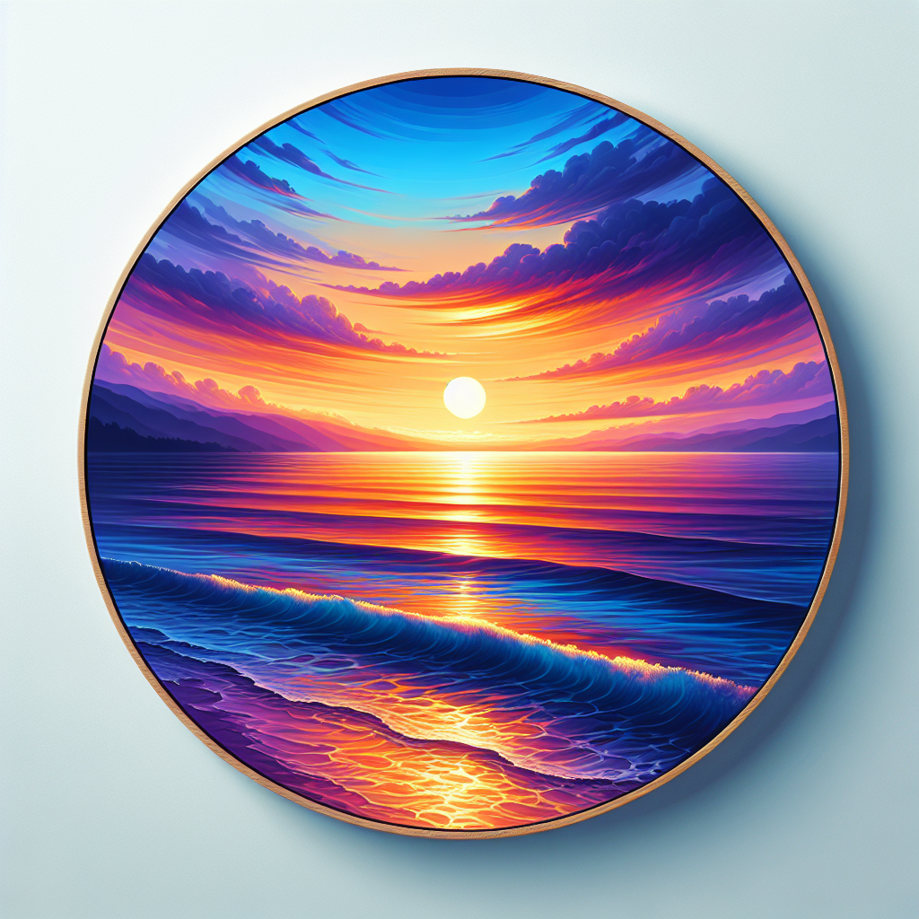 Majestic Ocean Horizons Diamonded Painting Kits
