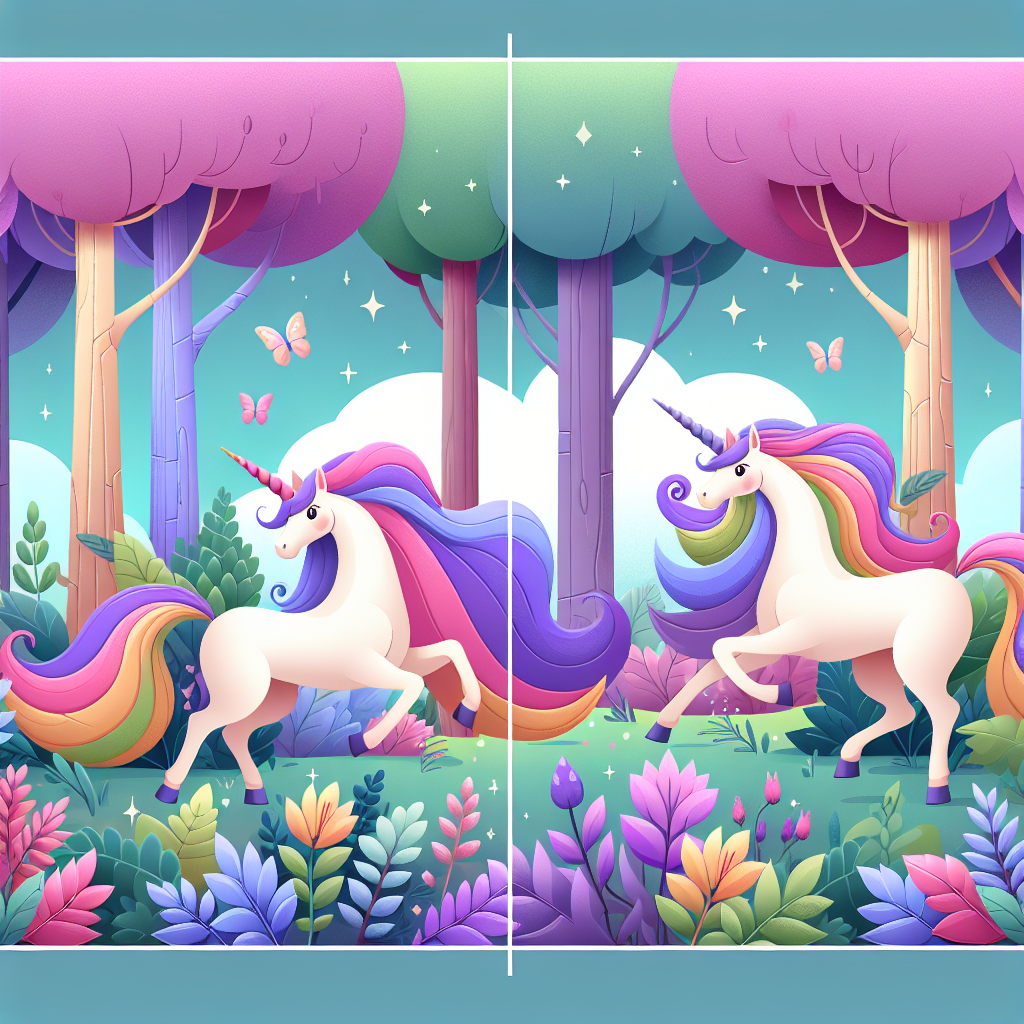 Mystical Unicorns In The Enchanted Forest Paint By Diamond