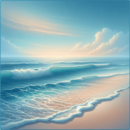Elegant Waves Painting Diamond Kit