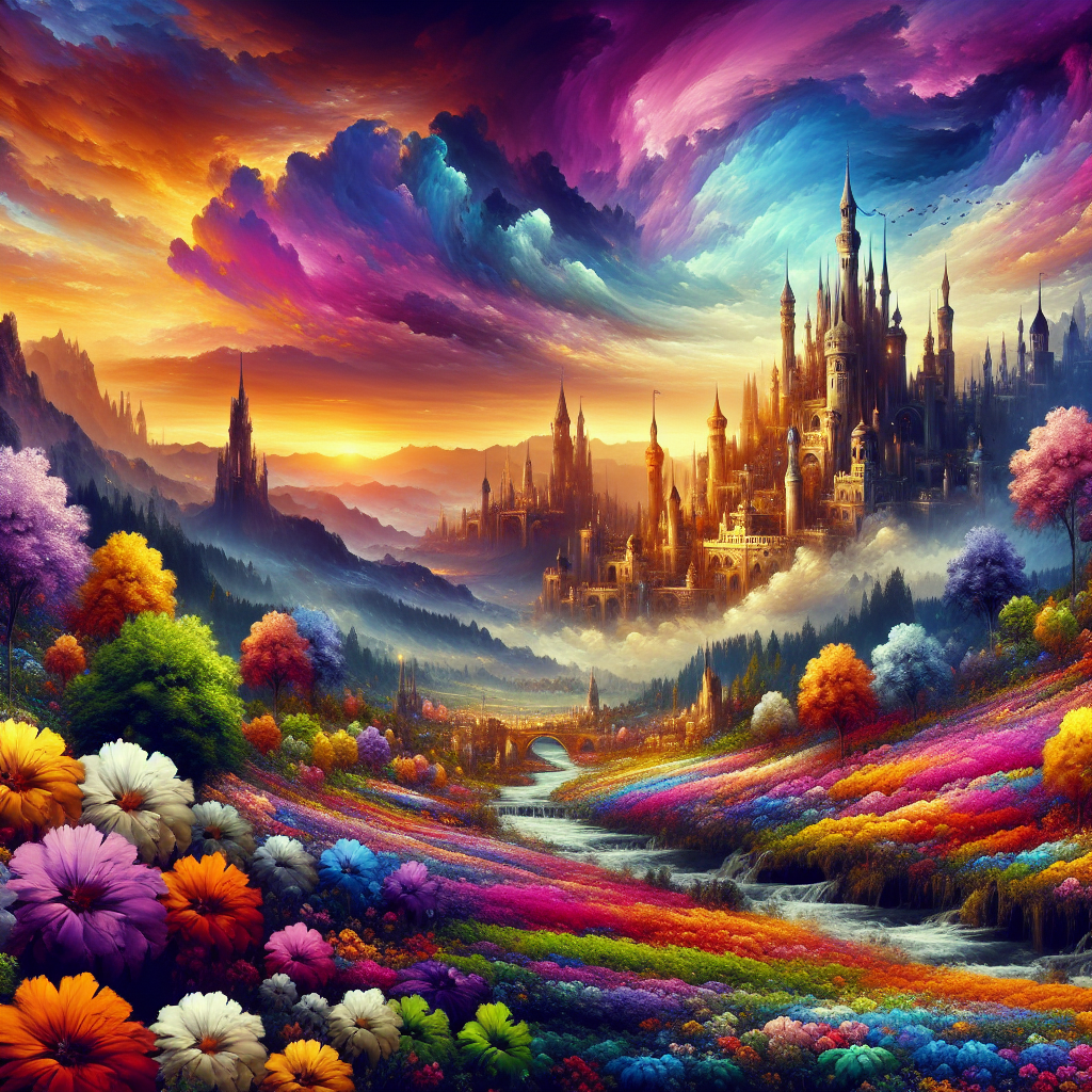 Magical Fairytale Landscape DIY Paint By Diamonds