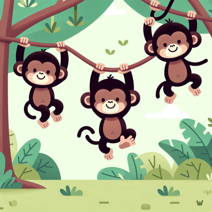 Cheerful Chimpanzee Jungle Diamonded Painting Kits