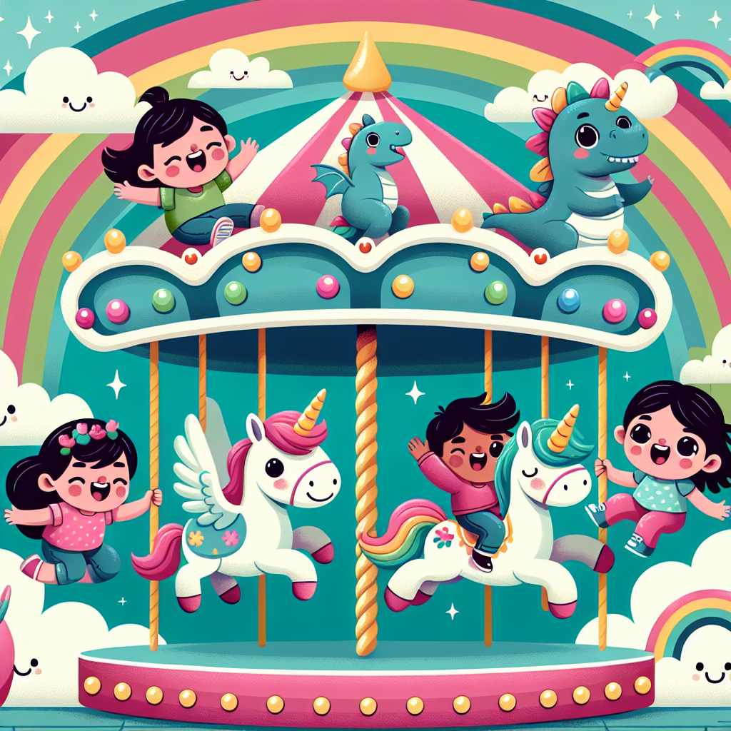 Dreamland Carousel Ride Paint By Diamonds Kits