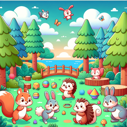 Forest Critter Caper Diamonded Painting Kits
