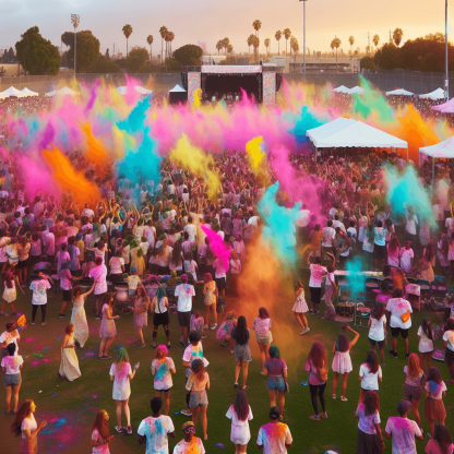Holi Festival Of Colors - Los Angeles Paint By Diamonds