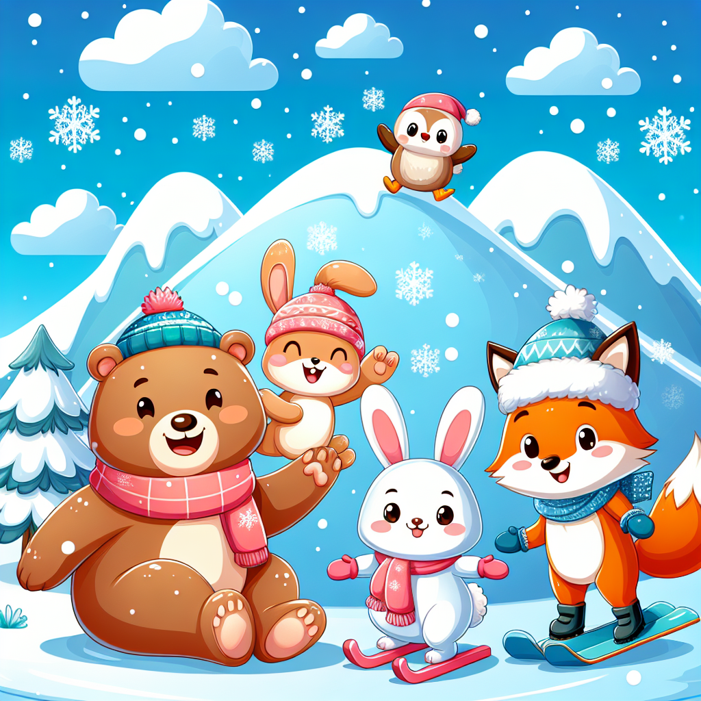 Animal Winter Fun DIY Paint By Diamonds