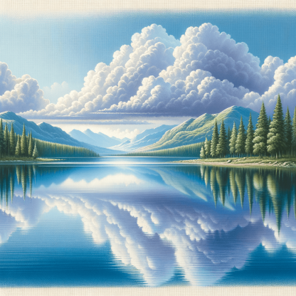 Serenity Lake Diamond Painting
