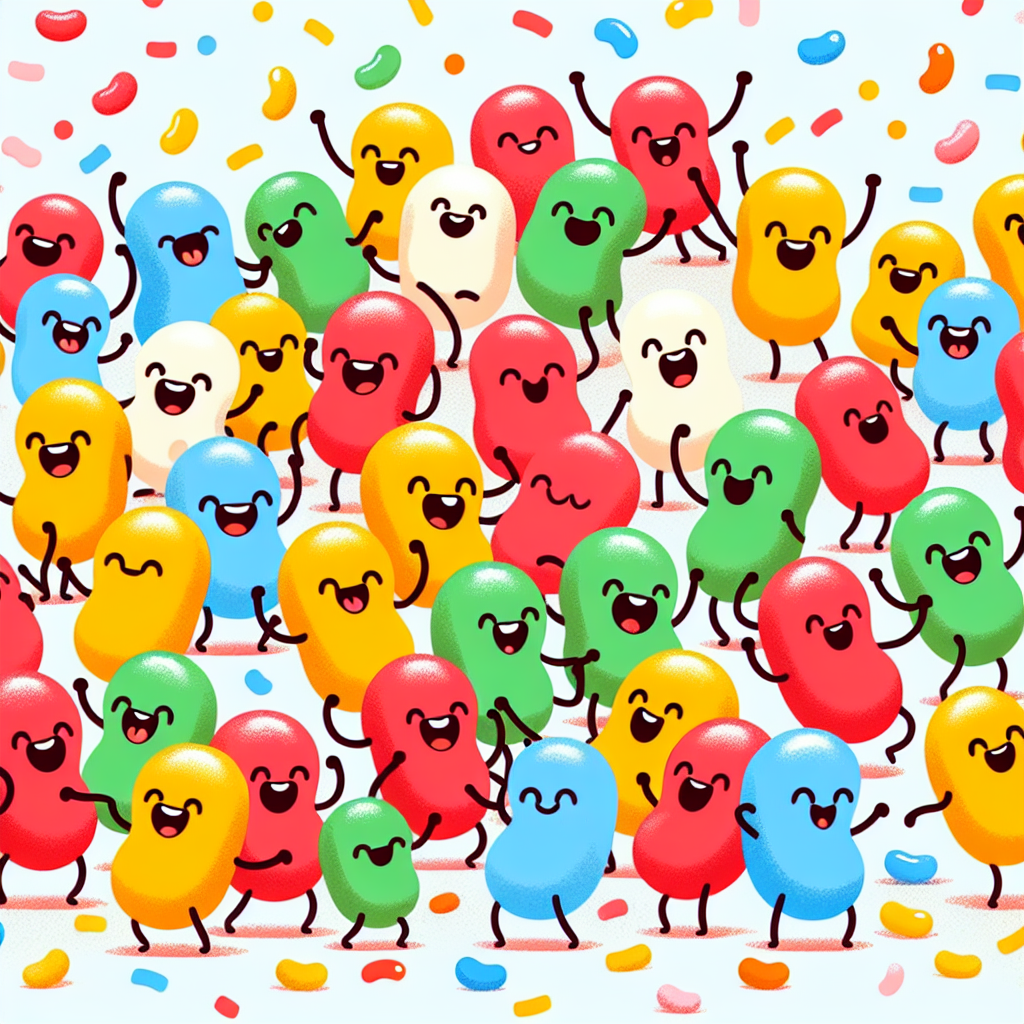 Joyful Jelly Bean Jam Paint By Diamonds Art