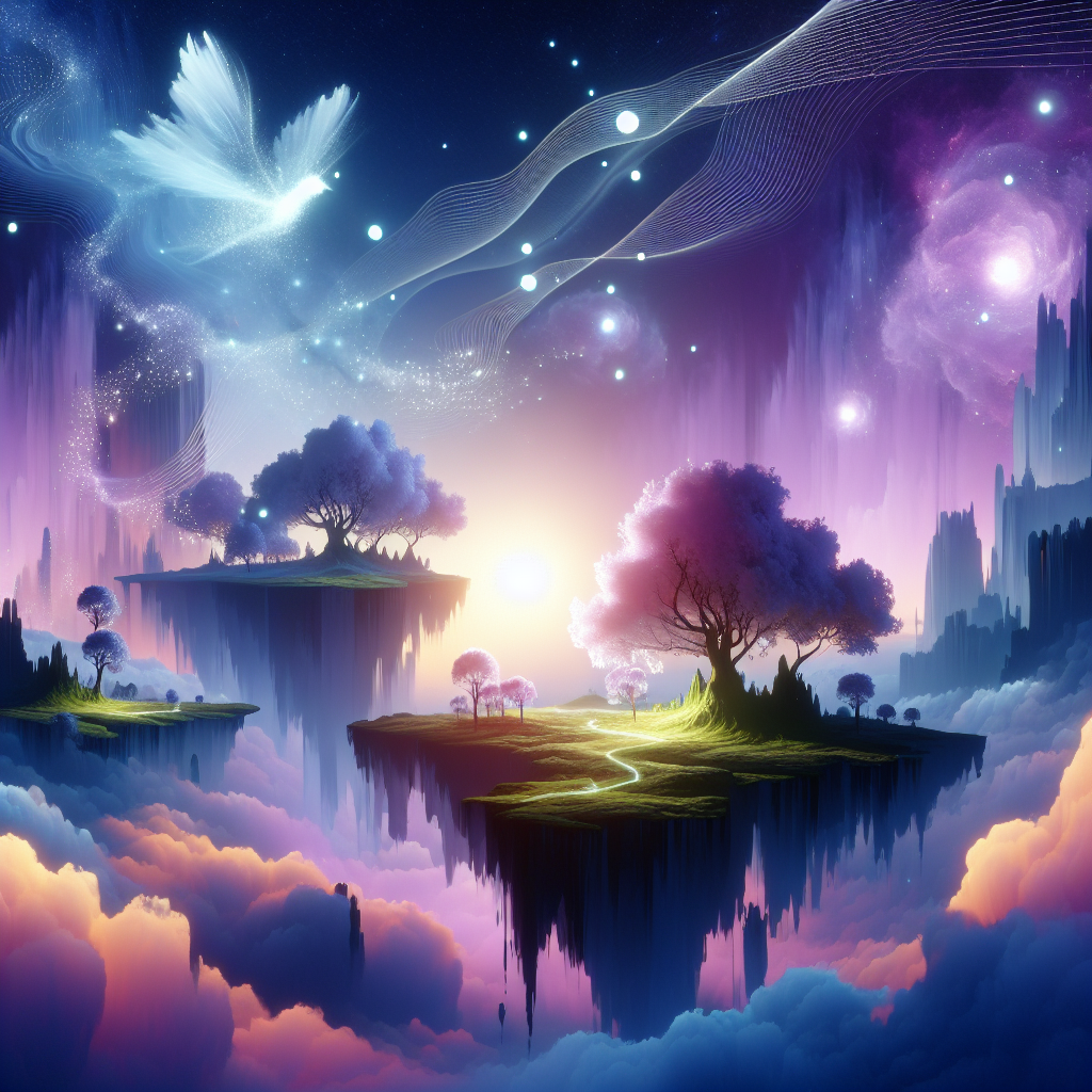 Ethereal Fantasy Landscape Diamond Painting