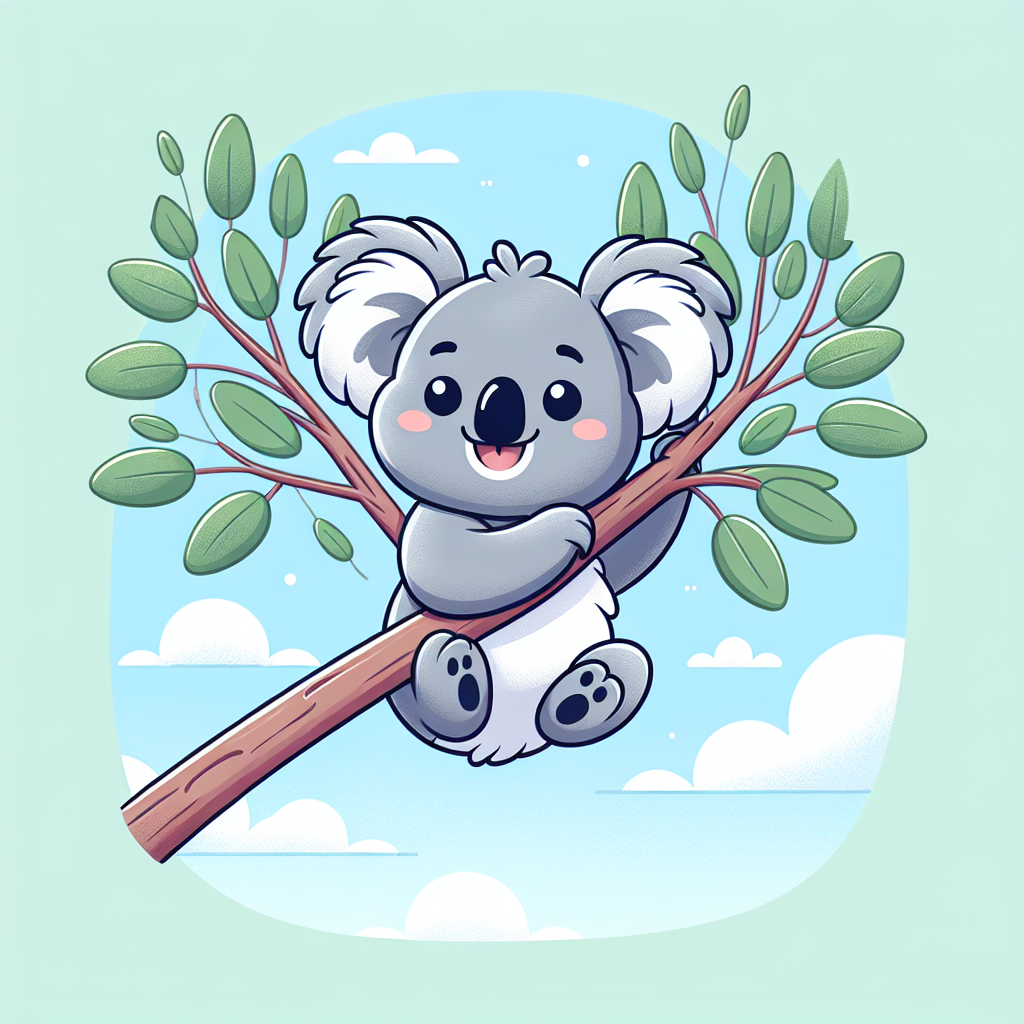 Snuggly Koala Painting By Diamonds Kit