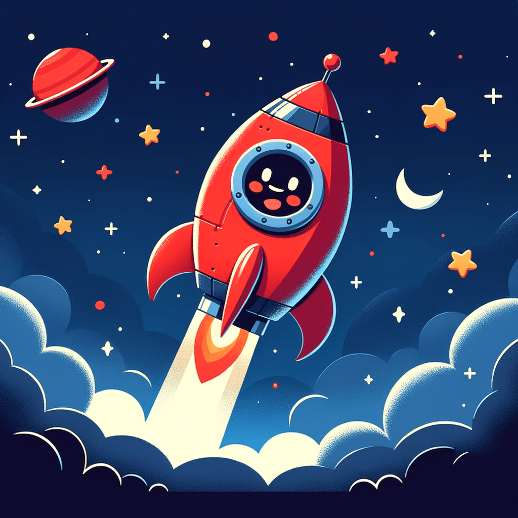 Pain Rocker Ship Joyful Rocket Ship 5D DIY Paint By Diamond Kit – Original Paint By Diamond
