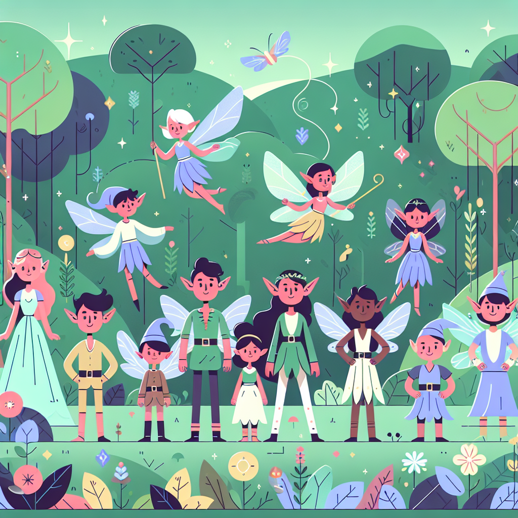 Friendly Fairy Tale Forest Painting Diamond Kit