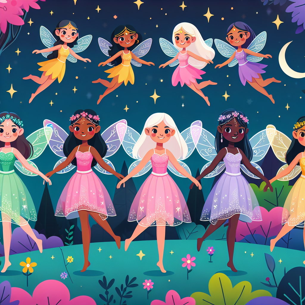 Moonlight Fairy Dance Paint By Diamonds Kits
