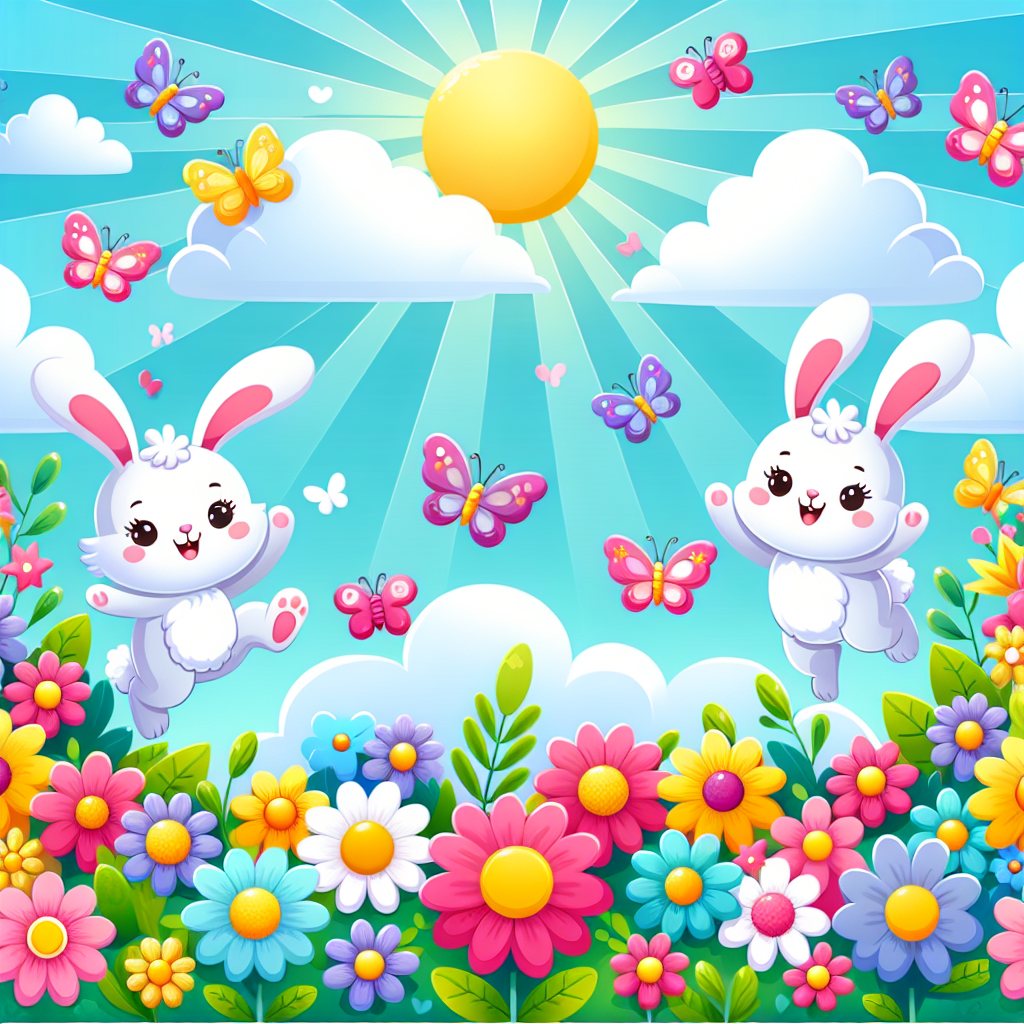 Bunny Garden Fun Painting By Diamonds Kit
