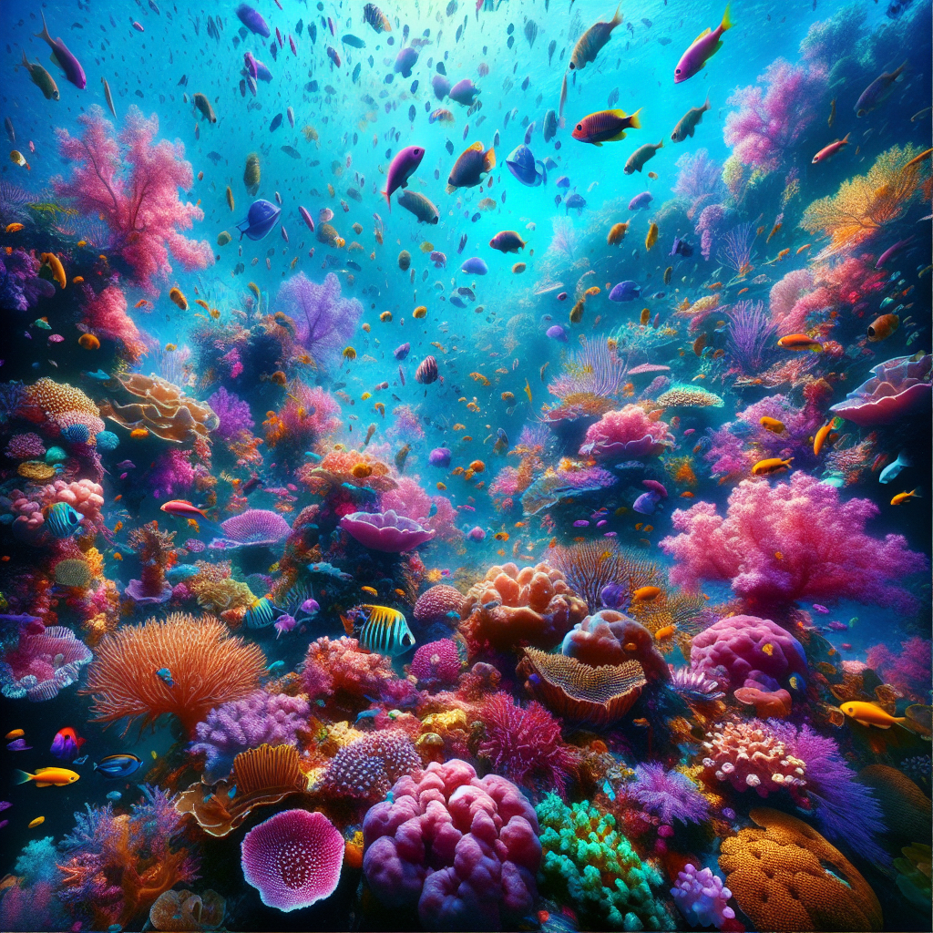 Ocean Coral Fantasy Paint By Diamonds Kits