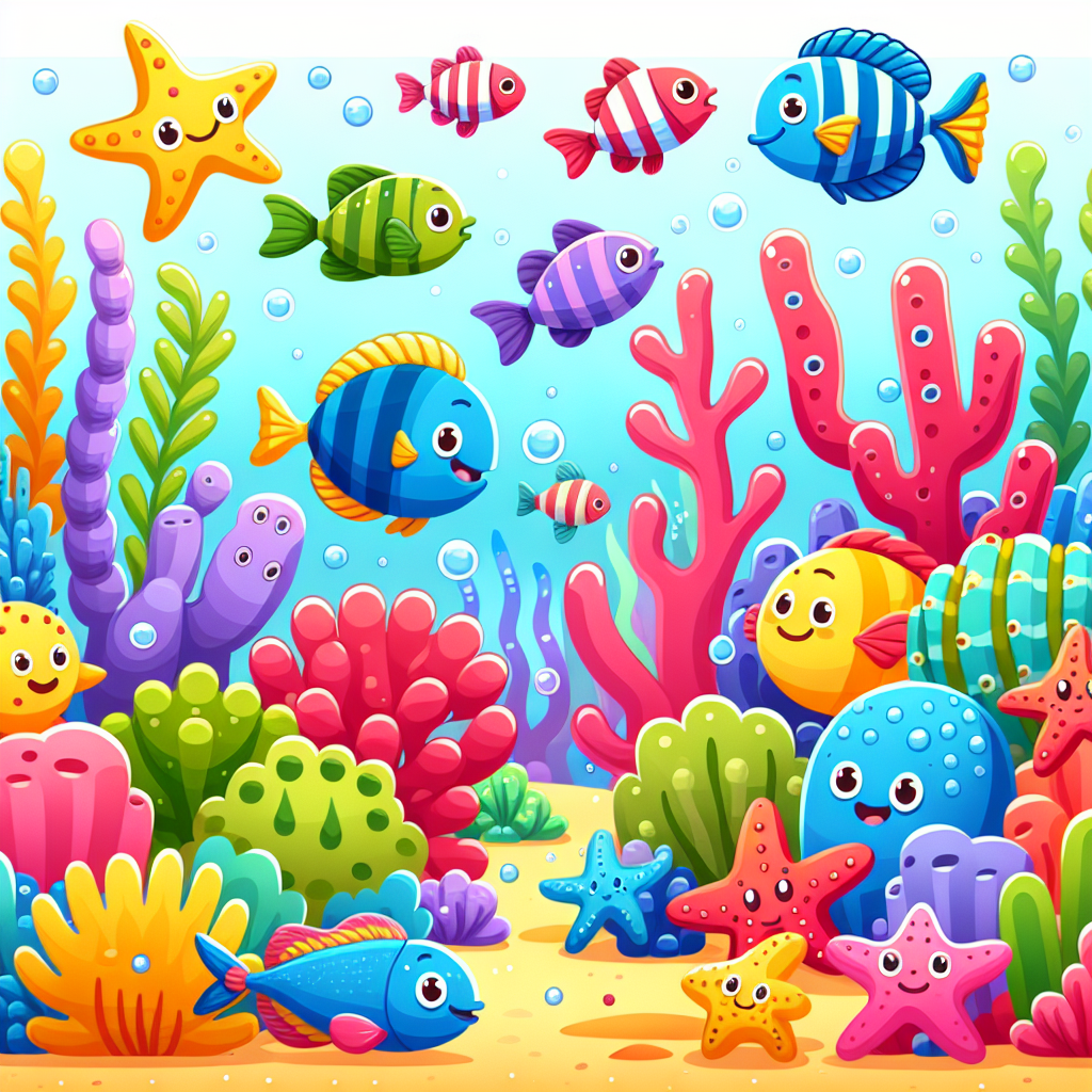 Colorful Reef Exploration Paint By Diamond