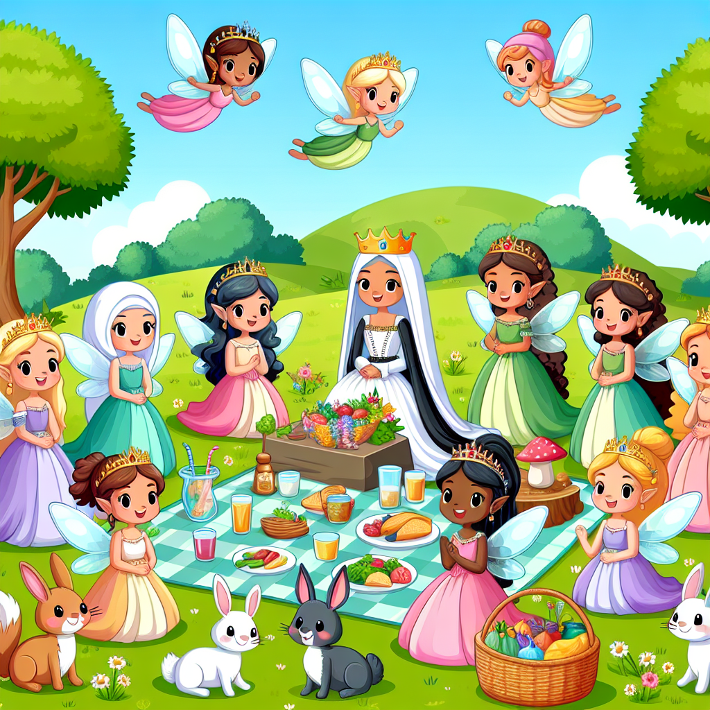 Royal Fairy Picnic Painting Diamond Kit