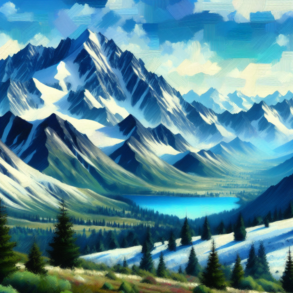 Glistening Alpine Vista Paint By Diamonds