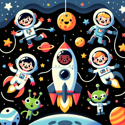 Adventurous Space Quest Paint By Diamonds Art
