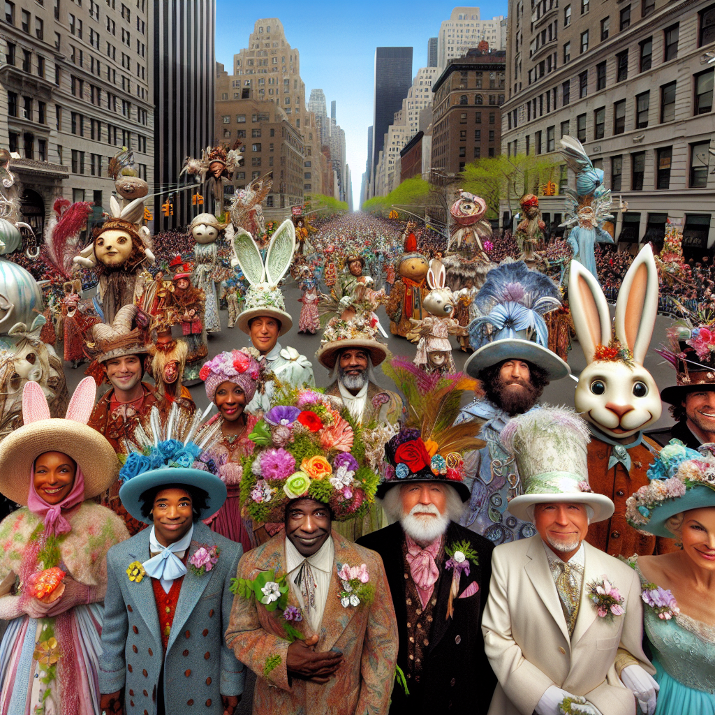 Easter Parade And Bonnet Festival - New York DIY Paint By Diamonds