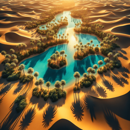 Desert Oasis Serenity Paint By Diamonds