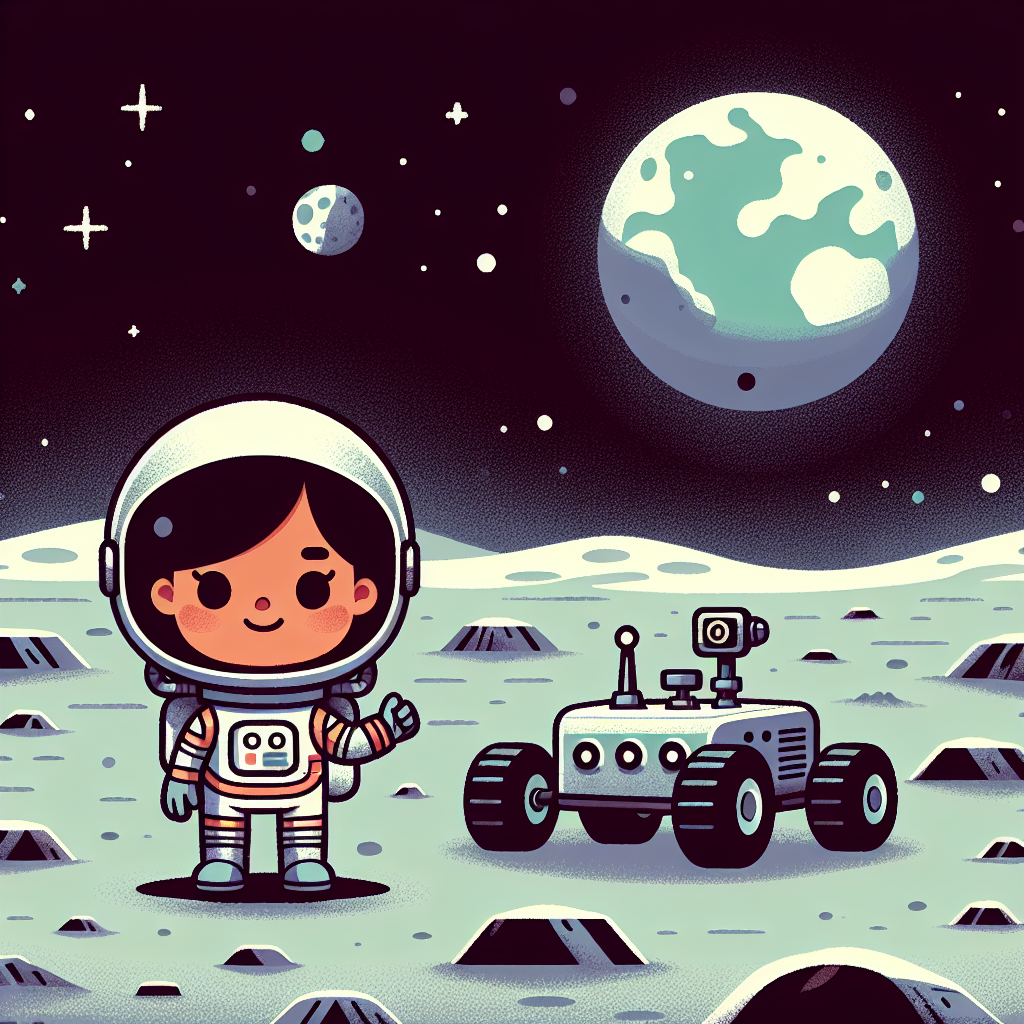 Lunar Explorer’s Journey Painting Diamond Kit