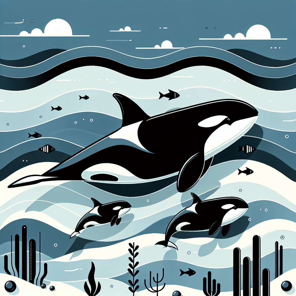 Ocean Odyssey With Orcas Diamond Painting