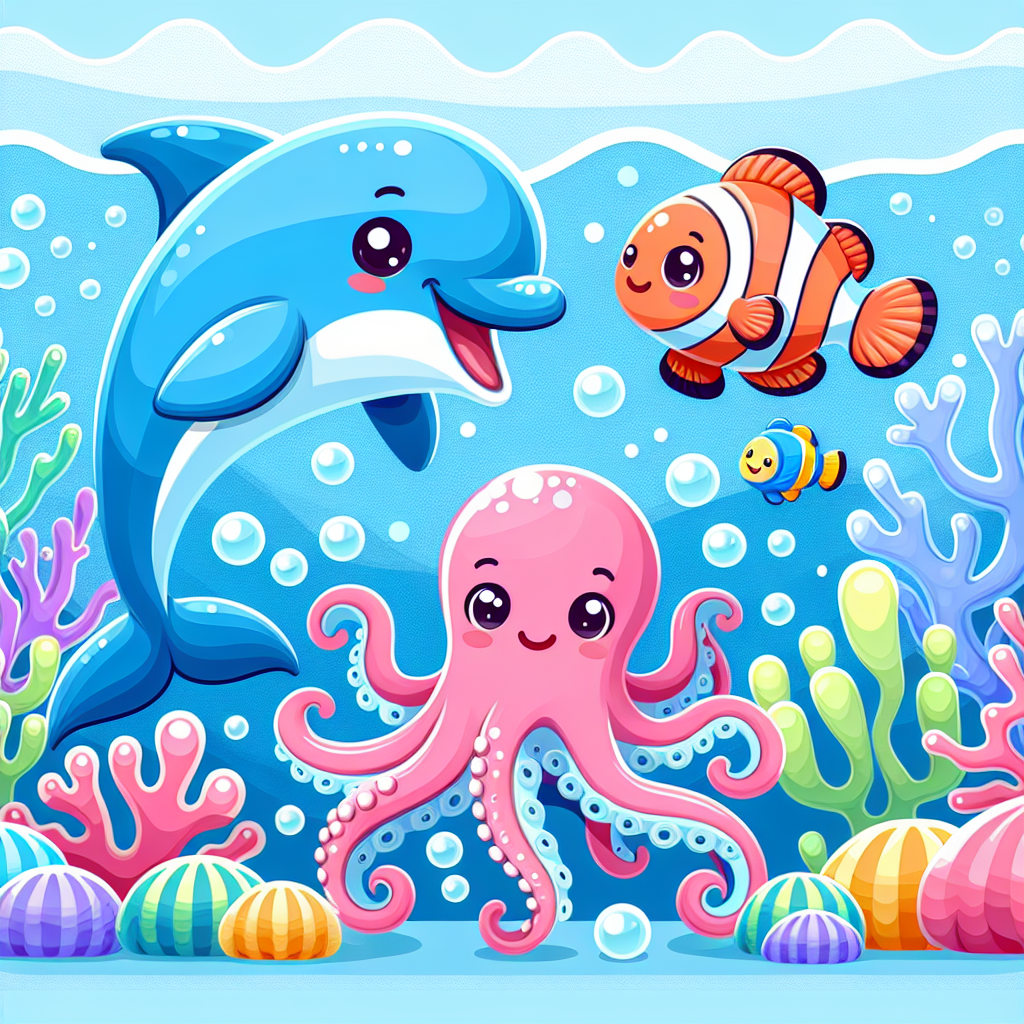 Cuddly Ocean Friends Paint By Diamonds
