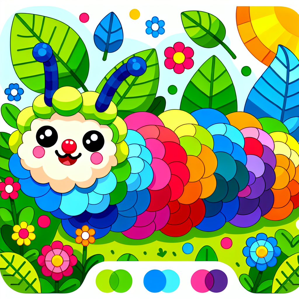 Fuzzy Caterpillar Painting Diamond Kit