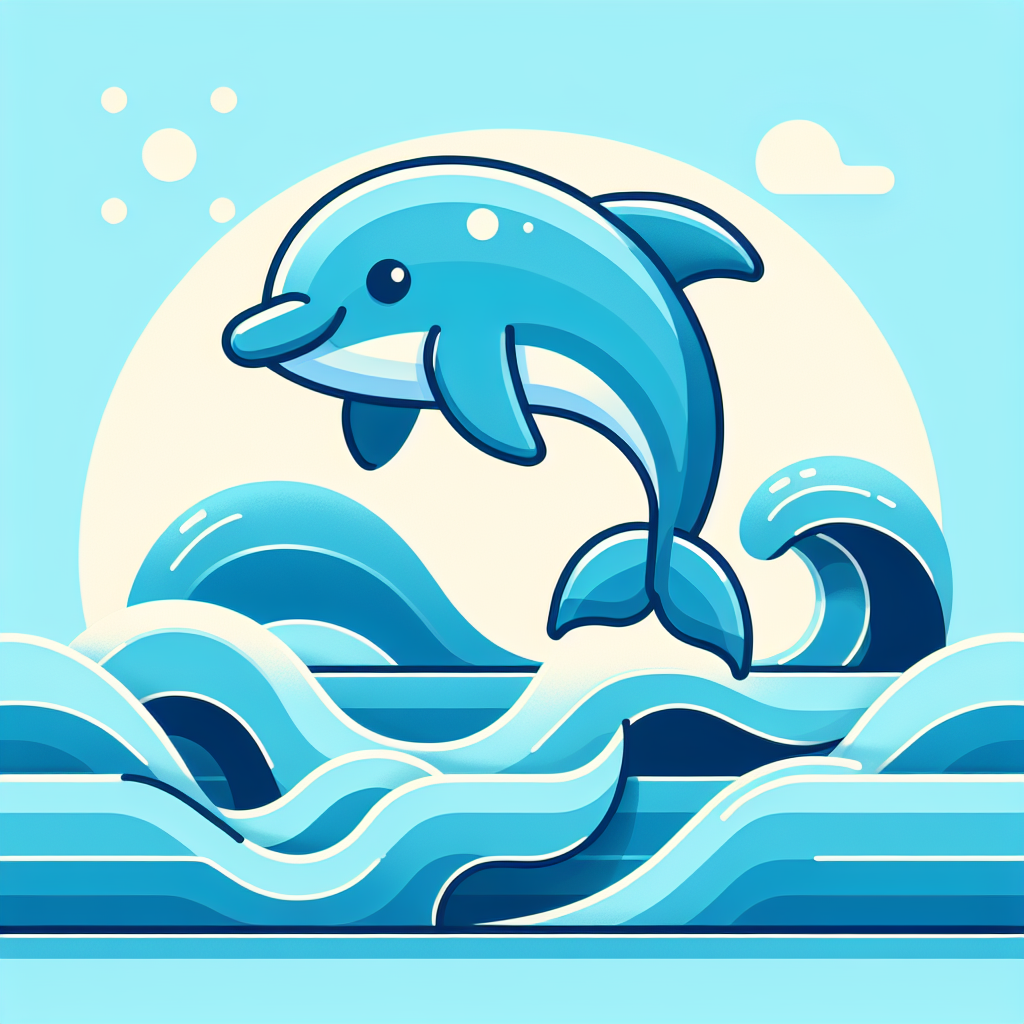 Dolphin’s Joyful Leap Painting Diamond Kit