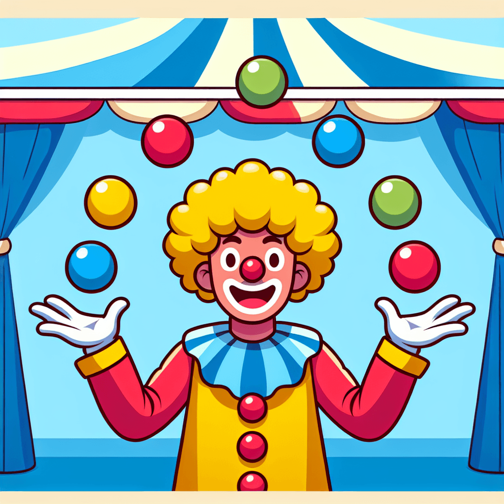 Circus Clown Fun Painting Diamond Kit