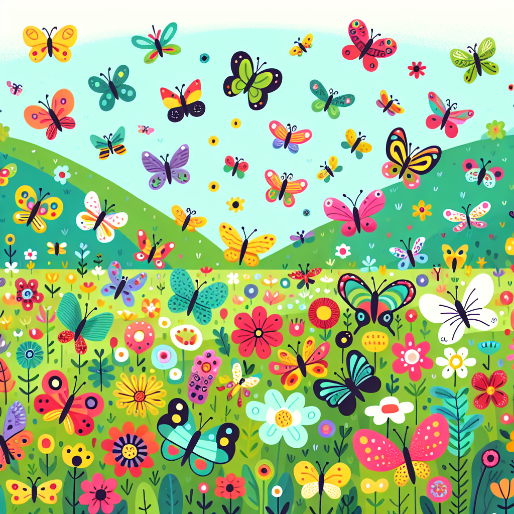 Butterfly Wishes Paint By Color