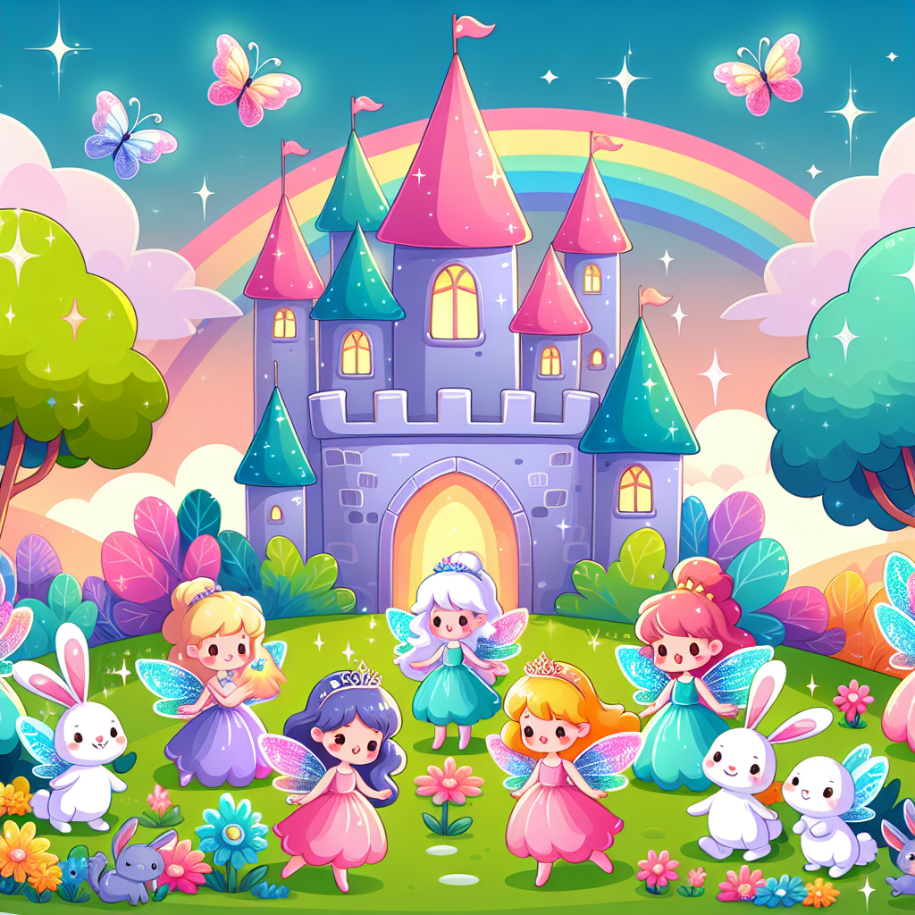 Fun Fairy Tale Kingdom Paint By Diamonds Art