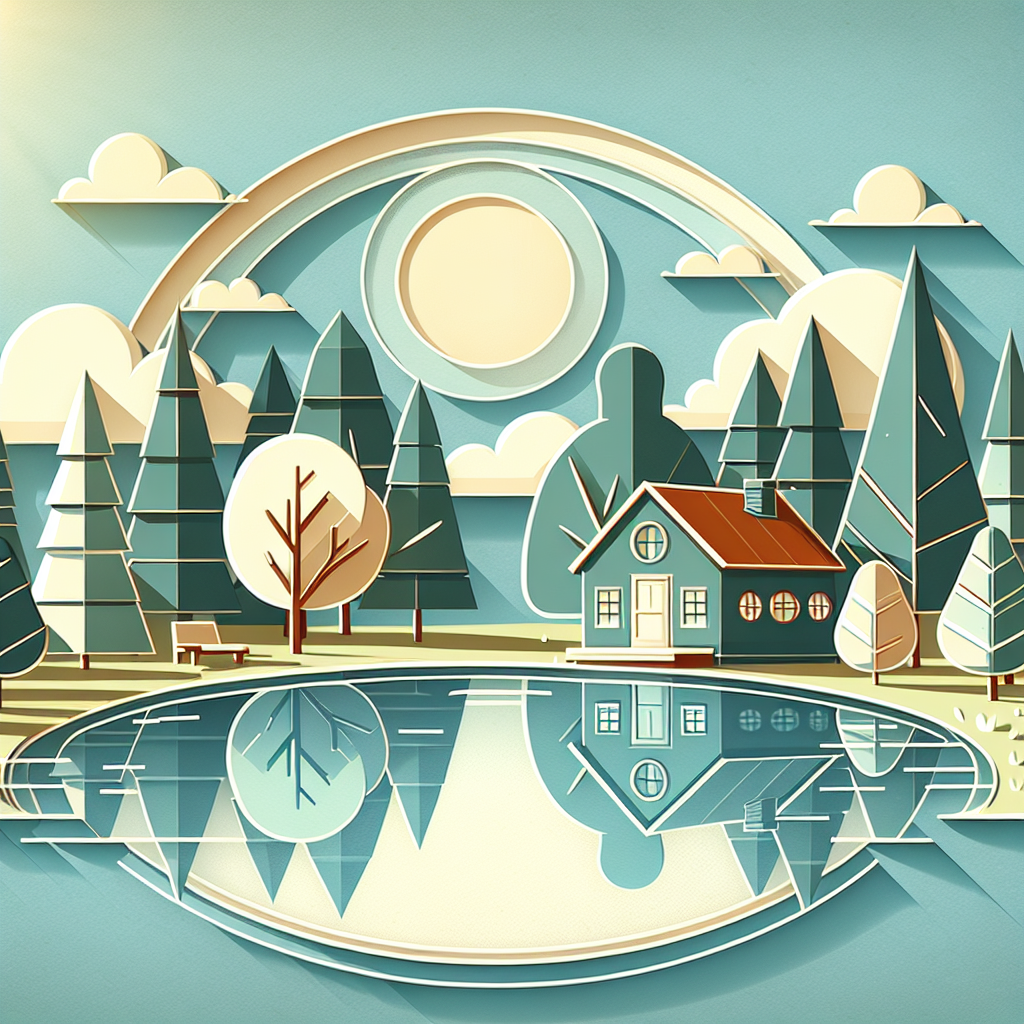 Cozy Cottage On The Lake Paint By Diamonds