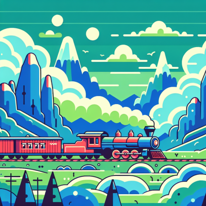 Magical Train Journey Paint By Diamonds