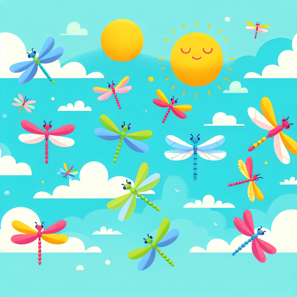 Dragonfly Sky Ballet Diamond Painting