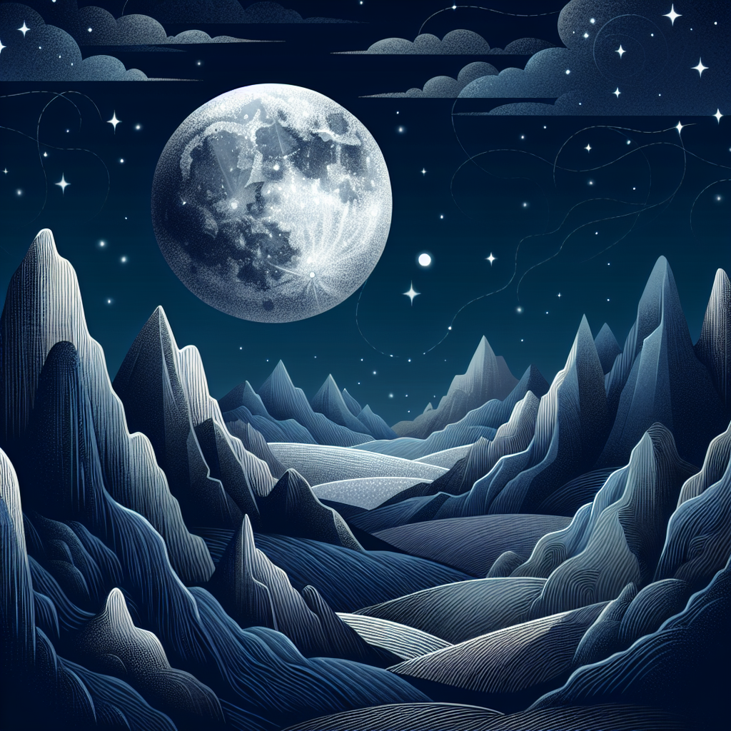 Mystical Lunar Landscape Diamond Painting