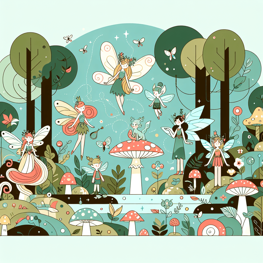 Forest Fairy Tale Paint By Diamonds Art