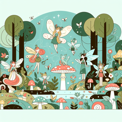 Forest Fairy Tale Paint By Diamonds Art