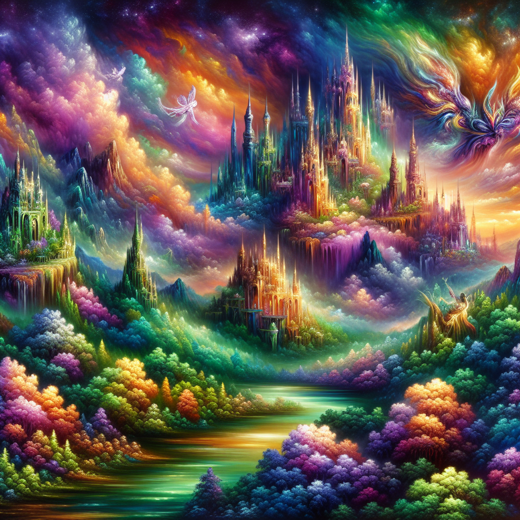 Fantasy Kingdom Landscape Diamonded Painting Kits