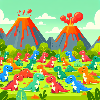 Bubbling Volcano Adventure Paint By Diamond