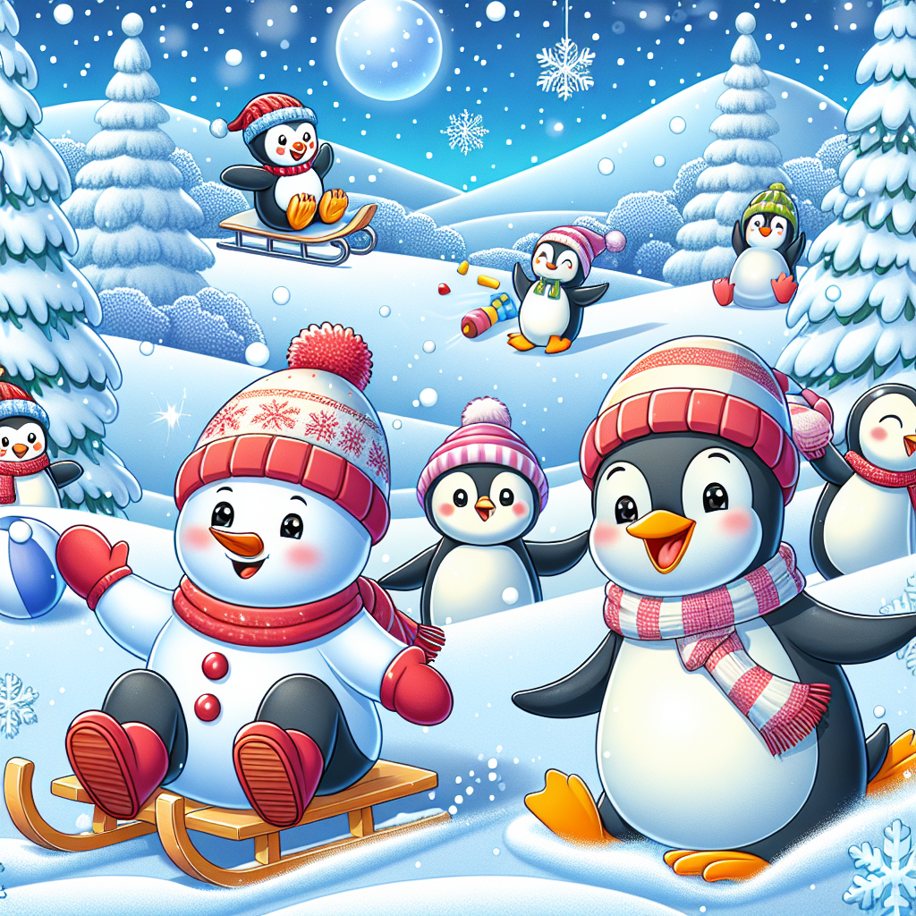 Snowy Friends Adventure Painting By Diamonds Kit