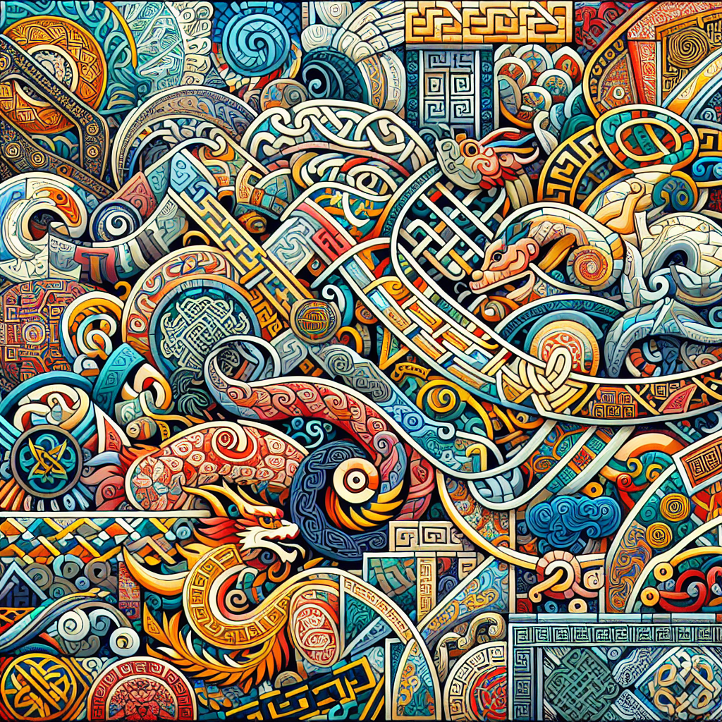 Cultural Mosaic Of Unity Paint By Color