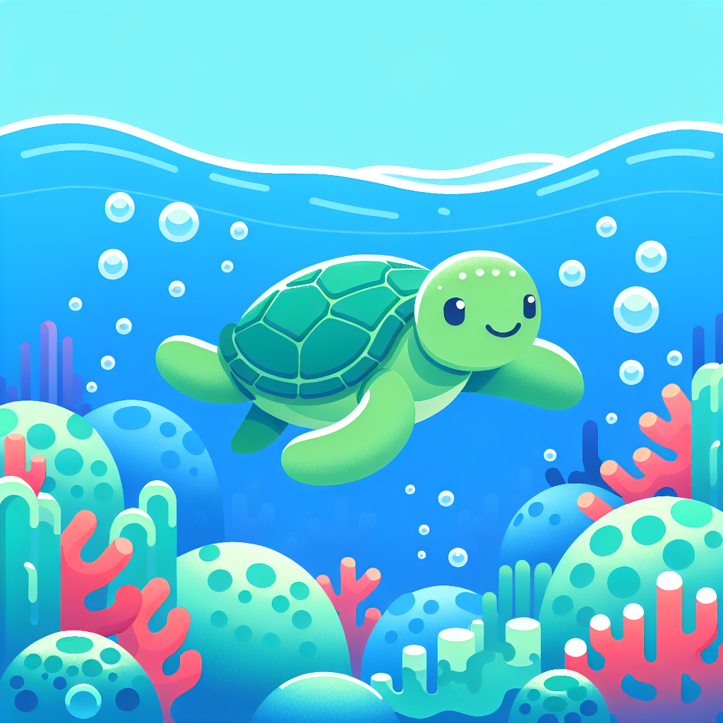 Ocean Treasure Turtle Quest DIY Paint By Diamonds