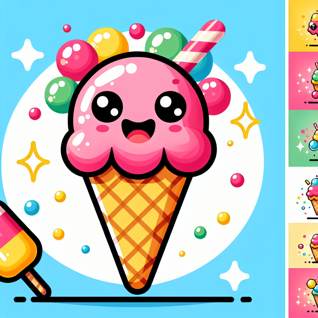 Bubbly Ice Cream Paint By Diamonds