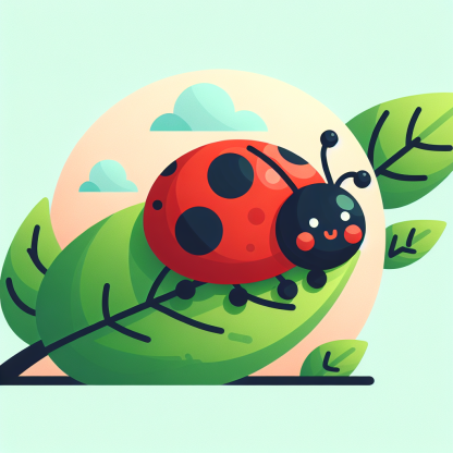 Sweet Ladybug Adventure Paint By Diamonds Art