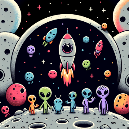 Mystical Moonscape Paint By Color