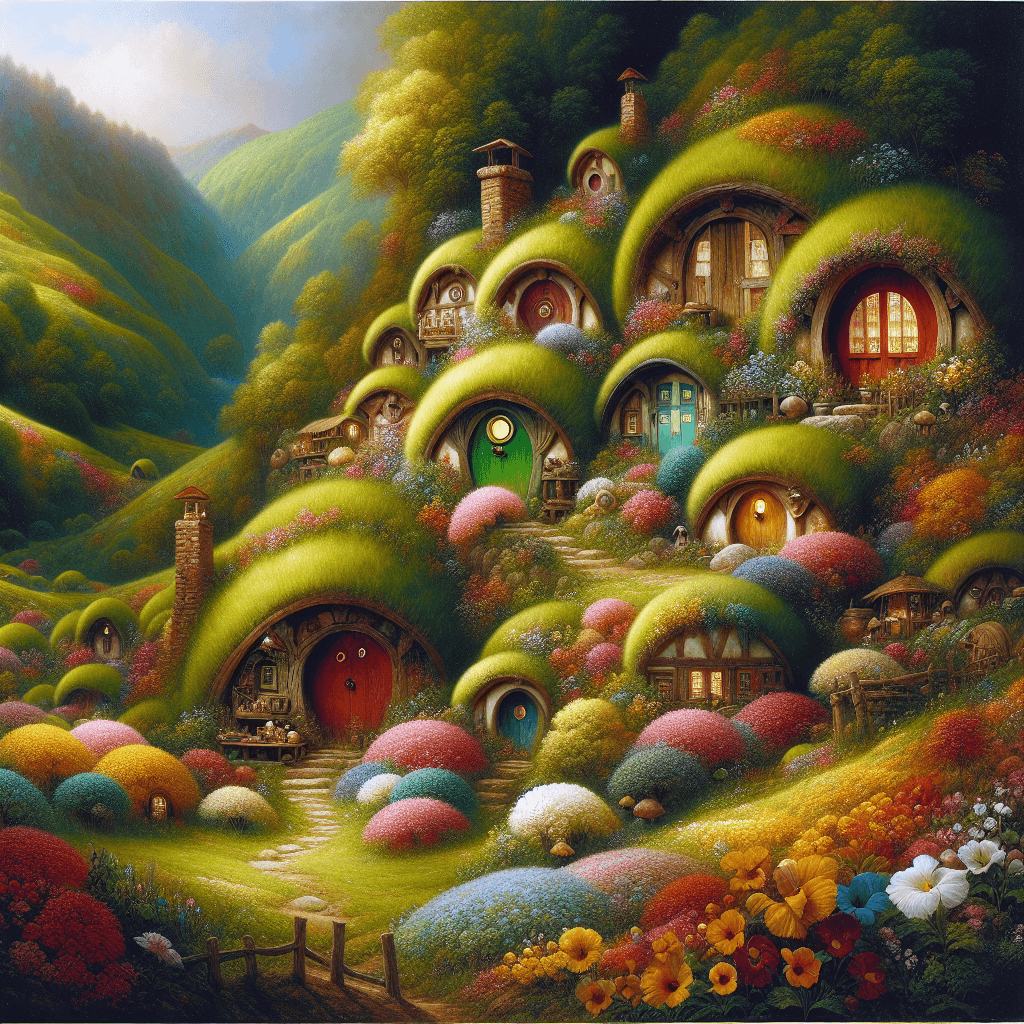 Enchanting Hobbit Haven Diamonded Painting Kits